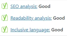 Content quality & length