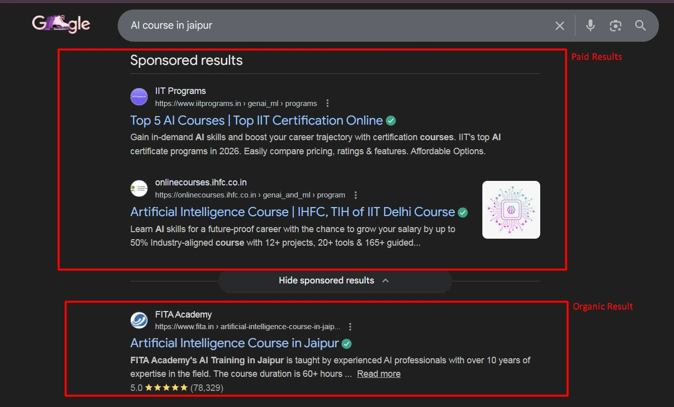 SEO vs SEM